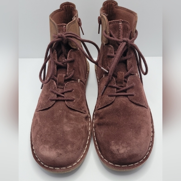 Clarks | The Collection brick brown suede Bohemian boots | WMS 11 - Picture 3 of 9